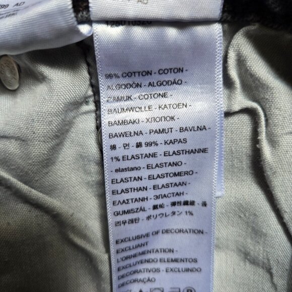 Levi's Premium 501 Denim Shorts in Trashed Black (gray) Wash - Picture 9 of 10